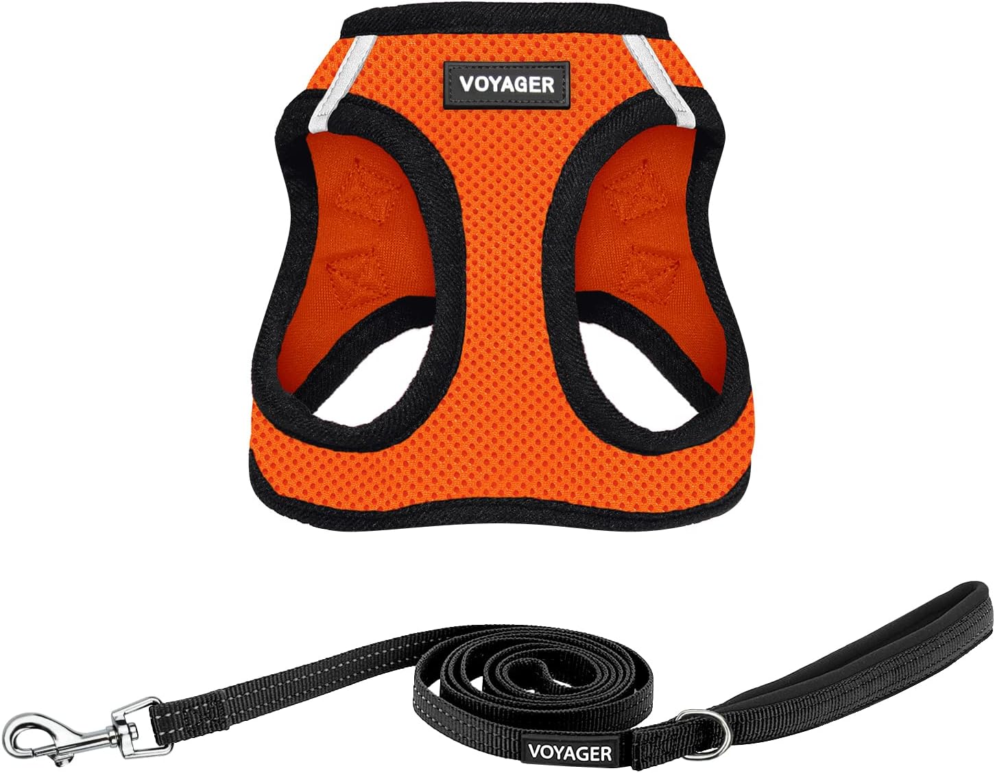 Best Pet Supplies Voyager Step-in Air All Weather Mesh Harness and Reflective Dog 5ft Leash Combo with Neoprene Handle, for Small, Medium and Large Breed Puppies - Fuchsia, Small - Image 15