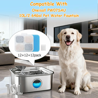 Oupuses pre-filter sponges for pet water fountain