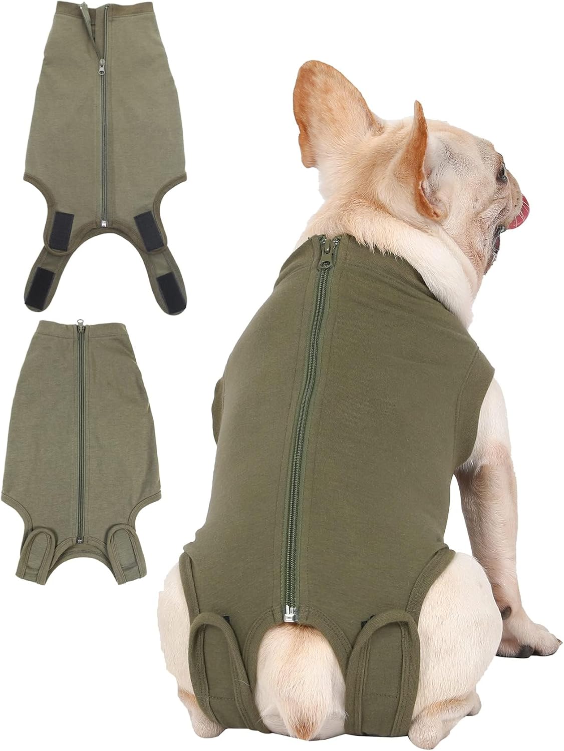 Dog Surgery Recovery Suit - After Spay, Abdominal Wounds Post Surgical Recovery, Anti Licking Breathable Dog Onesies for Small, Medium & Large Pet, Alternative Bandages Cone E-Collar - Image 14