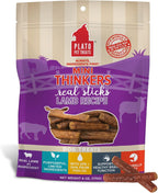 Plato Pet Treats Air Dried Dog Treats Salmon Thinkers Sticks, Natural Dog Treats, Real Meat, Air Dried, Made in the USA, 10oz - Image 15