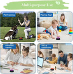 Durable pet safe dog training buttons that talk close up view of the press mechanism.