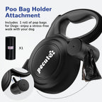 Pecute dog leash in hand showing anti-slip grip