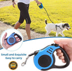 Gbivbe retractable leash one-handed brake and lock button detail