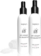Begley's Pet Cologne and Deodorizer - Premium Essential Oil Dog Perfume Spray Long Lasting and Pet Odor Eliminator - Cat Perfume and Dog Cologne Spray - Baby Powder - 4 oz - Image 11