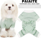 Side view of Paiaite four legged cotton dog onesie