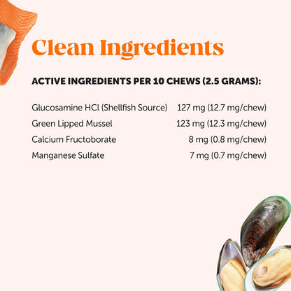 Senior Cat Joint Supplement Crunchy Creamy Hip + Joint for Cats - Ease Mobility Stiffness with Glucosamine Chondroitin, Green Lipped Mussel, Flexibility + Joint Support Chews (30-Day Supply) - Image 9