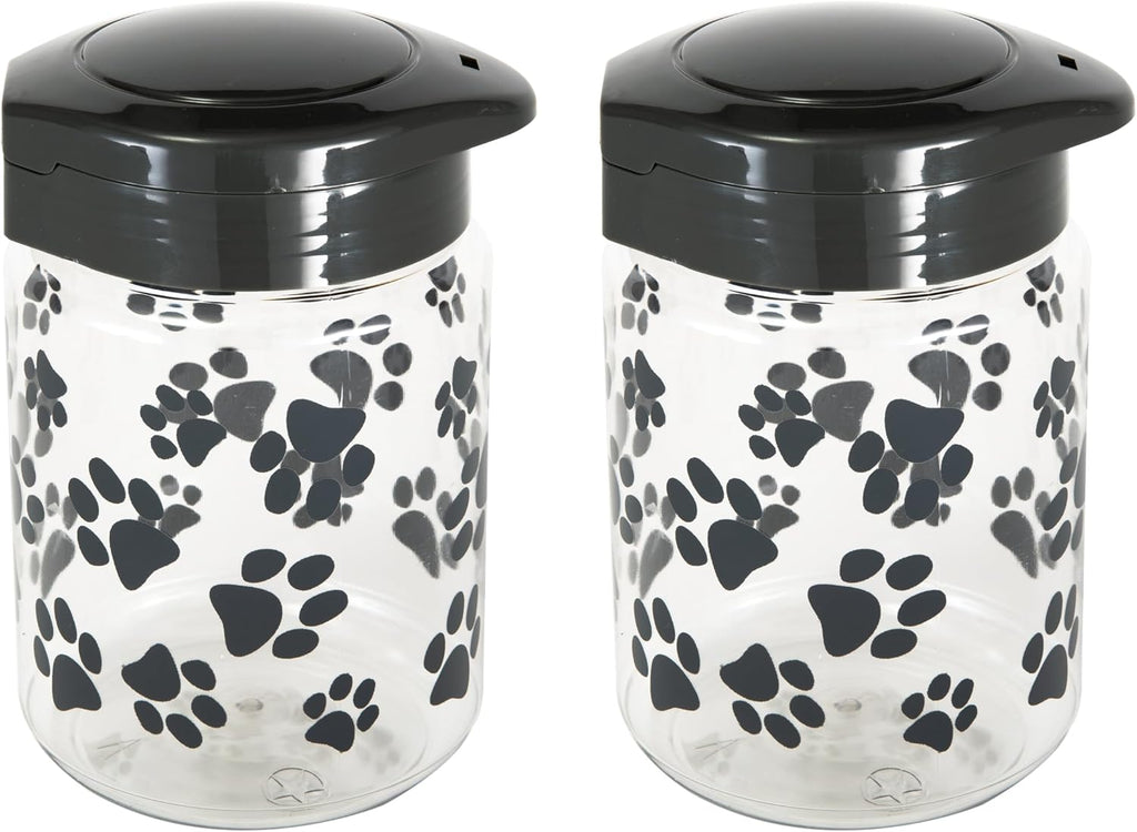 Lixit pet supply food storage jar top view