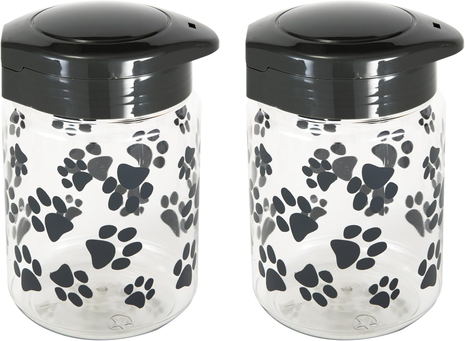 Lixit pet supply food storage jar top view