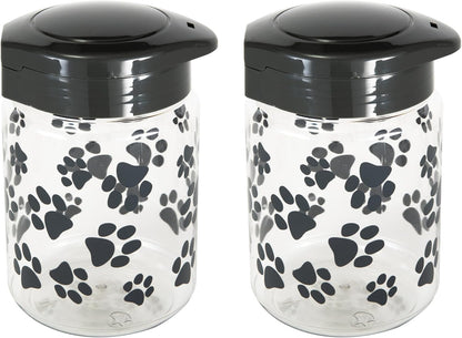 Lixit pet supply food storage jar top view