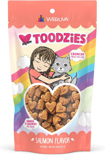 Weruva BFF Toodzies, Chicken and Salmon Crunchy Cat Treats, 2oz Bag - Image 13
