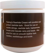 Fourteen ounce container of premium exotic leather softener and waterproofing cream