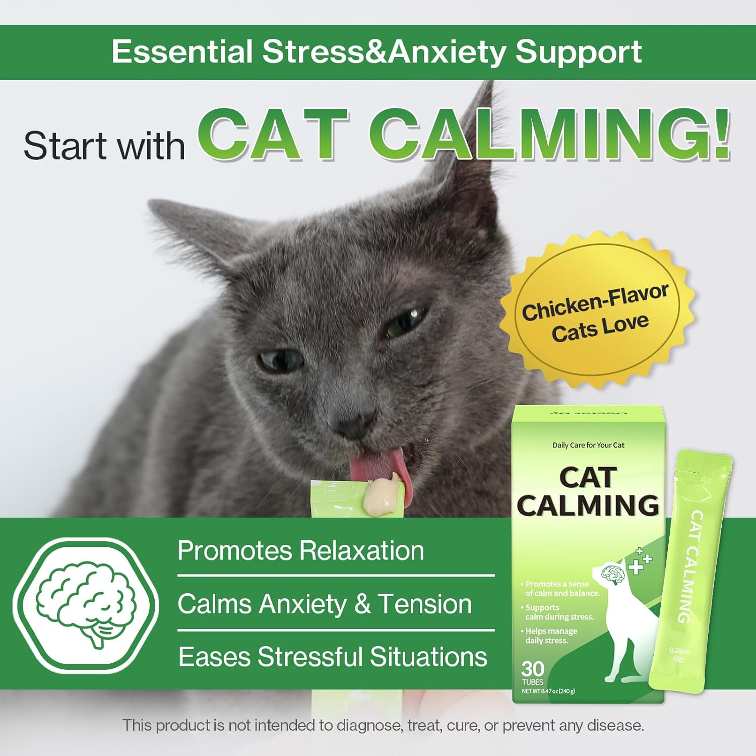 Doctor By premium cat sedative alternative containing patented Lactium for behavior support