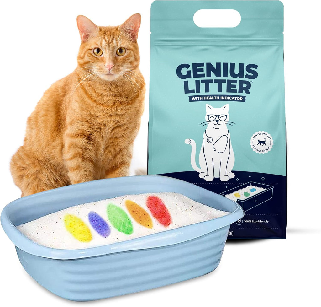 Genius Litter health monitoring cat litter 6 pound bag front view