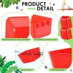 Maxdot chicken watering cup displayed with durable plastic material