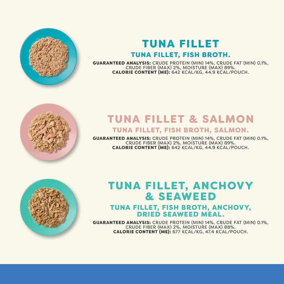 Applaws natural grain free cat food pouch with tuna and salmon flavors
