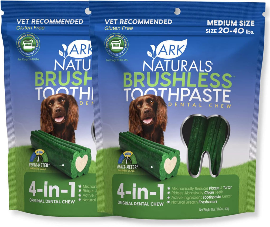 Ark Naturals Brushless Toothpaste, Dog Dental Chews for Medium Breeds, Freshens Breath, Helps Reduce Plaque & Tartar, 18oz, 1 Pack - Image 13