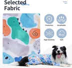 ExploreU dog recovery suit for surgery side profile