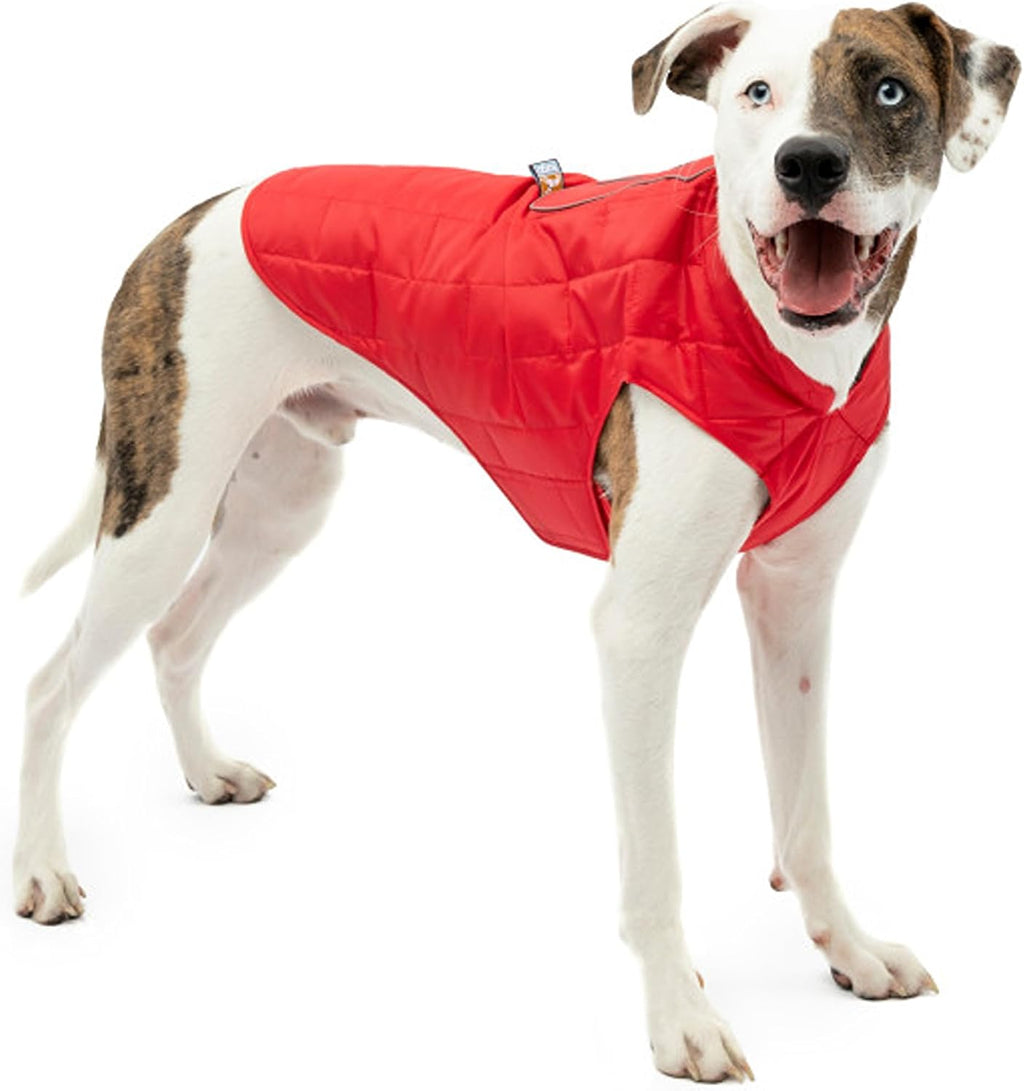 Kurgo Loft Dog Jacket - Reversible Cozy Coat for Outdoor Adventures - Water Resistant - Athletic Fit - Machine Washable Fabric - Reflective Dog Gear - Large - Coastal Blue - Image 14