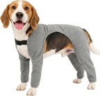 Brkurleg dog recovery suit with legs front view
