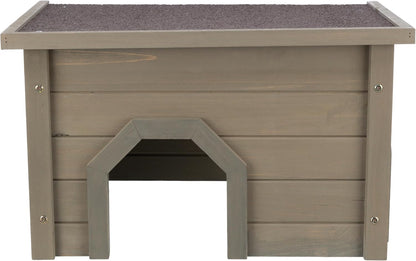 TRIXIE Indoor & Outdoor Small Animal Hideout Shelter for Rabbits and Guinea Pigs, Weatherproof Hide House with Two Entrances, Easy Assembly, Animal-Safe Design - Image 1