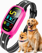 Smart AI Bark Collar for Large Medium Small Dogs, Anti Barking Device with 5 Training Modes, Exclusive Forced Bark-Stopping, Rechargeable IP67 Waterproof Bark Collar with 5 Sensitivity (Black) - Image 11
