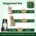 Nutridog NMN joint and skin care soft chews for elderly dogs displayed on a clean surface showcasing premium pet care