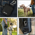Dog Treat Pouch 2 PCS, Waterproof Small Dog Treat Bag for Leash, Hands Free Dog Walking Bag with Carabiner, Dog Poop Bag Holder for Pet Puppy Travel or Outdoor Use, Zipper Closure to Avoid Spilling - Image 9