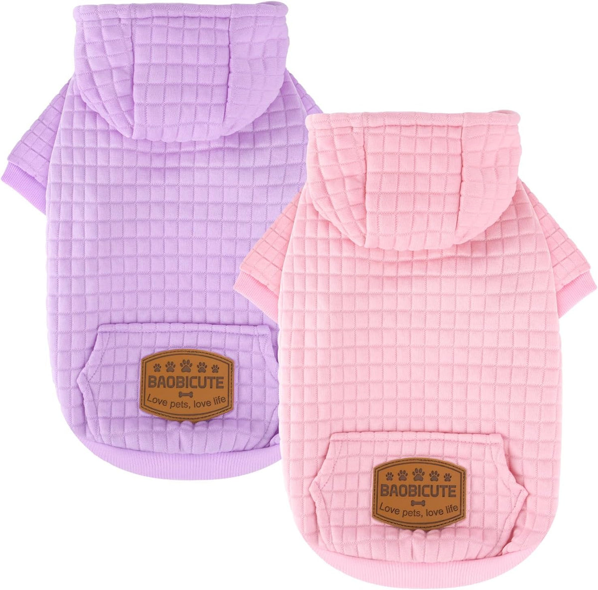 Two pack imported pet outerwear set for cold weather