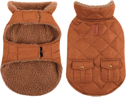 Queenmore Warm Coat for Cold Weather, Quilting Winter Jacket With Ultra Thick Plush Lining and Storage Pockets (Green, Medium) - Image 11
