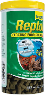 Tetra ReptoMin packaging showing target aquatic pets
