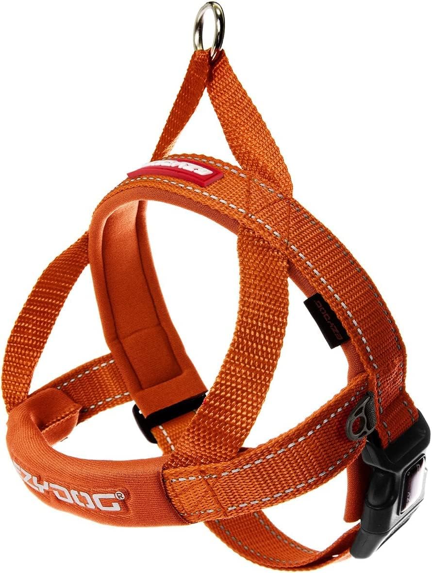 EzyDog Quick Fit Dog Harness - No Pull Harness for Training, Everyday Walking, and Easy Control - Adjustable Fit, Reflective, and Padded (Medium, Black) - Image 10