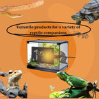USB powered terrarium heater connected for pet habitat setup