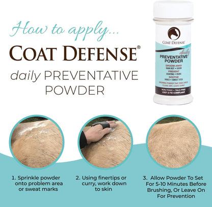 Sweet itch and skin funk relief powder for horses