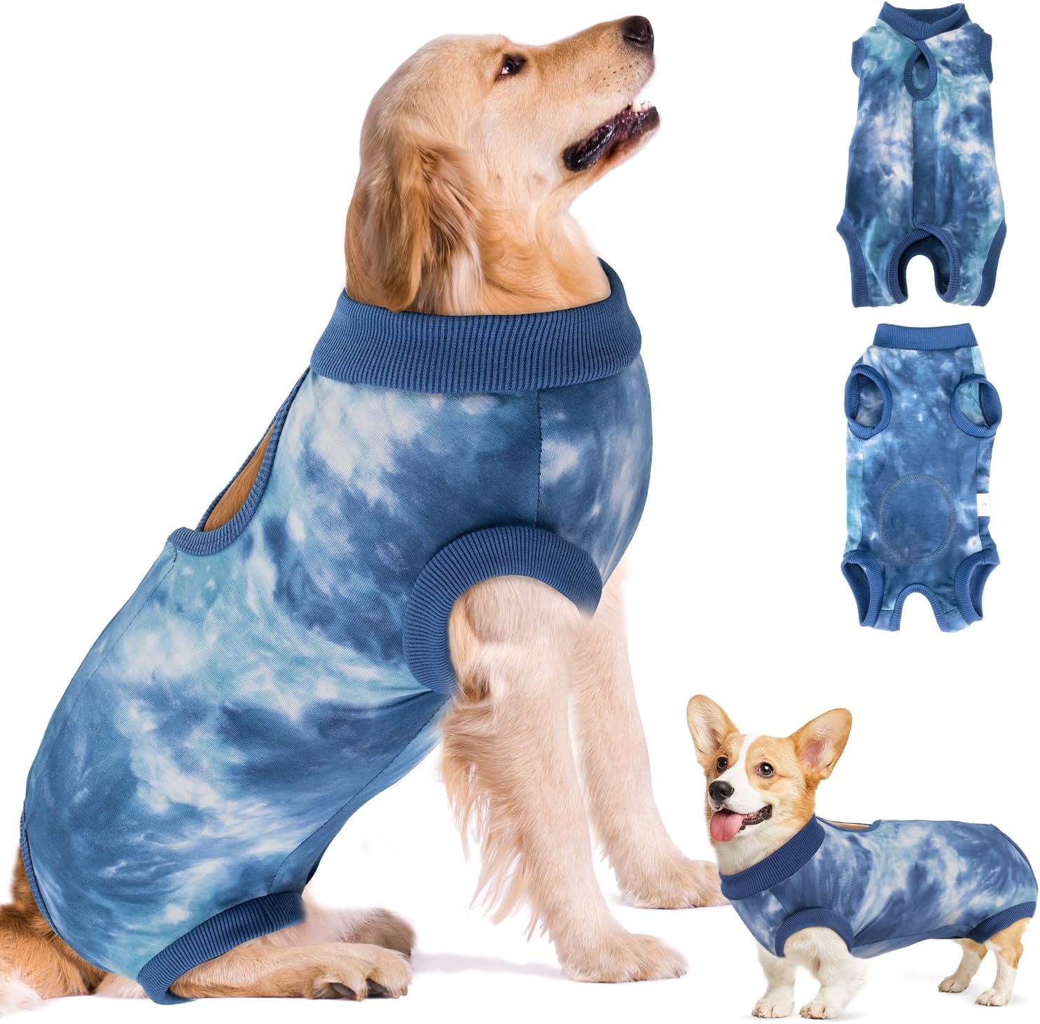 SlowTon Dog Recovery Suit - Surgery Recovery Suit for Female Male Dogs, Dog Onesie After Spay Abdominal Wounds, E-Collar Cone Alternative Prevent Licking Pet Surgical Suit(Pink,XXL) - Image 10