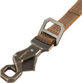 Carhartt brown heavy duty dog leash showing dual padded handles