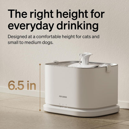 PETLIBRO Quiet Dog Water Fountain Stainless Steel Tray, Smart Pet Water Fountain for Dogs Inside with App Monitoring, 3L Dog Fountain Water Bowl, Automatic Water Dispenser for Dogs, Cat Water Fountain - Image 11