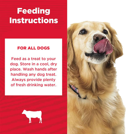 Wheat and soy free beef ring chews for sensitive stomachs