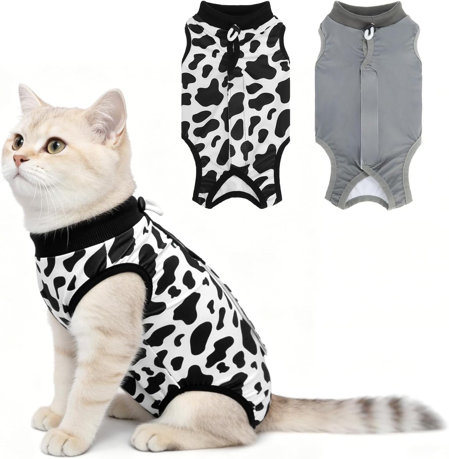 Full packaging view of BEAUTYZOO premium imported cat surgical recovery suits