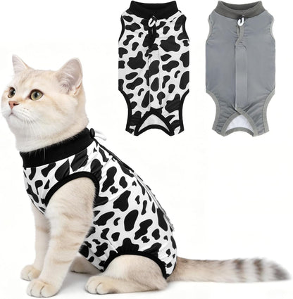 Full packaging view of BEAUTYZOO premium imported cat surgical recovery suits