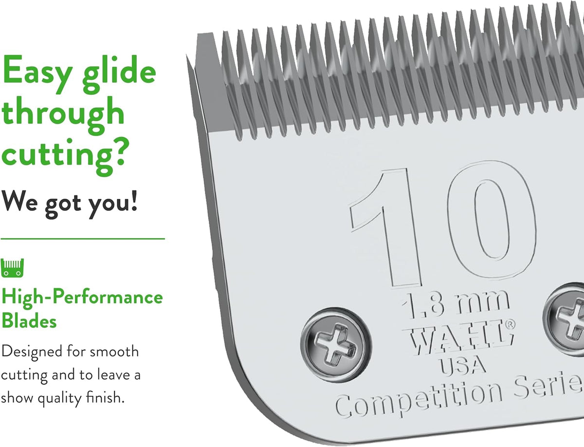 High carbon steel pet clipper blade with premium chrome finish