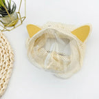 Soft breathable pet space helmet style cover for cat grooming safety.