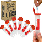 Shop Square Small Sharps Containers front view 6 count pack for medical waste