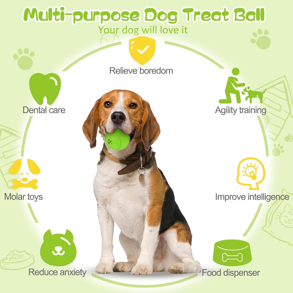 Dog playing with Hippih rubber chew ball