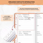 Molekaus pocket size internet logbook placed next to a pen demonstrating compact size