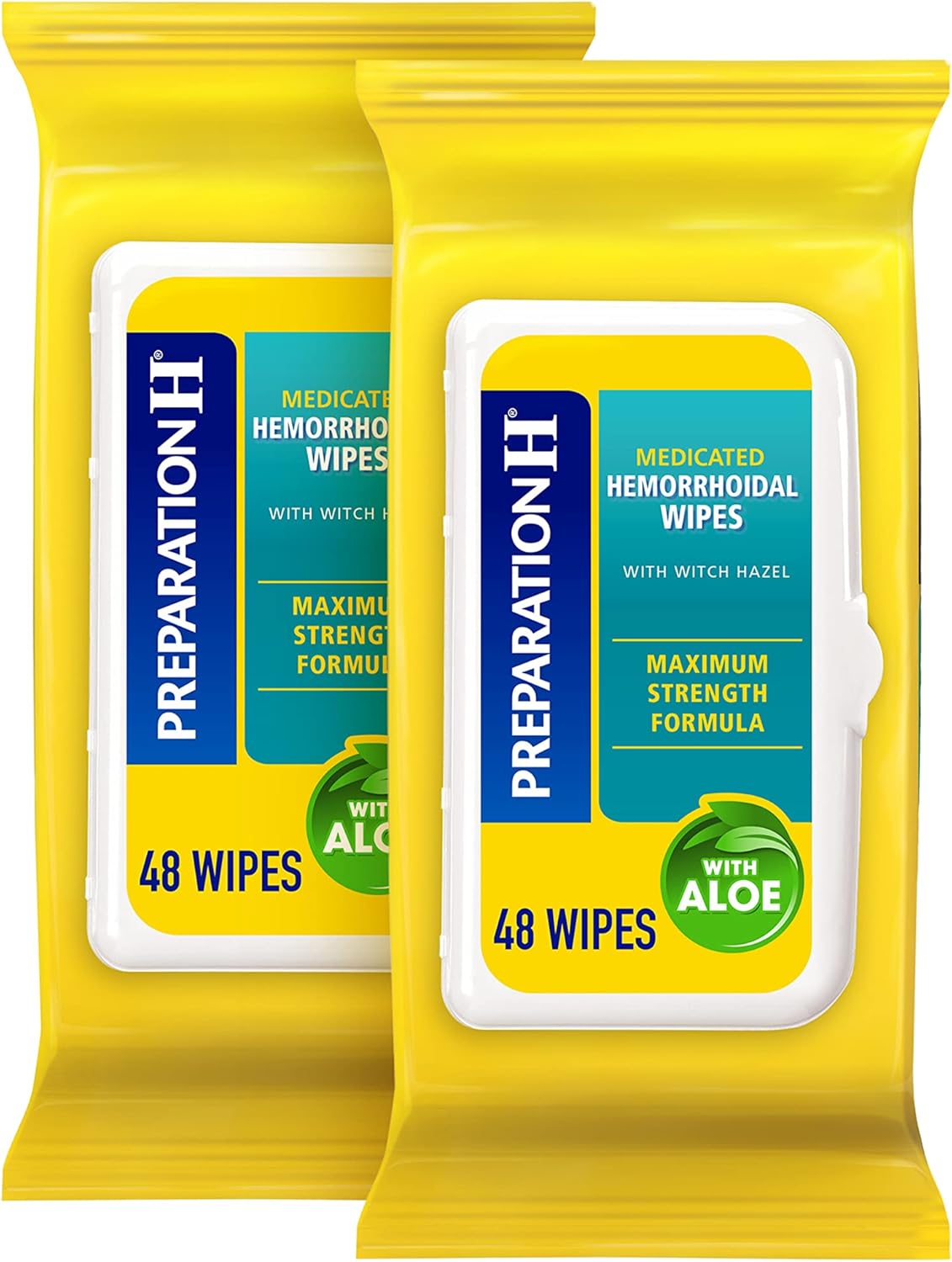 Preparation H Medicated Wipes, 96-Count Package - Image 1