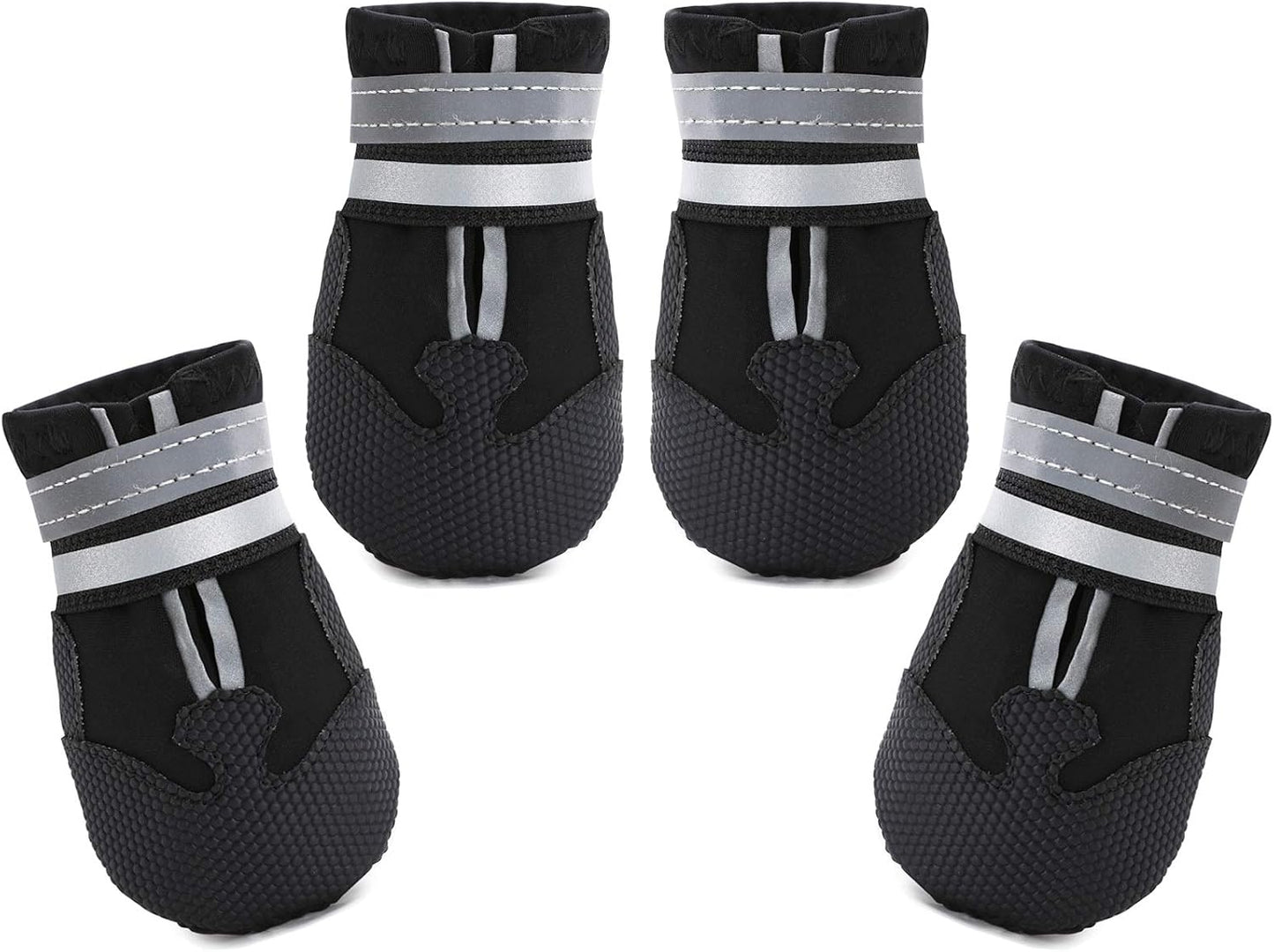 Dimicoo Breathable Dog Boots for Medium Large Dogs,Non-Slip Dog Shoes for Summer Hot Pavement,Lightweight Paw Protector Dog Booties for Outdoor & Indoor Hardwood Floors - Image 10