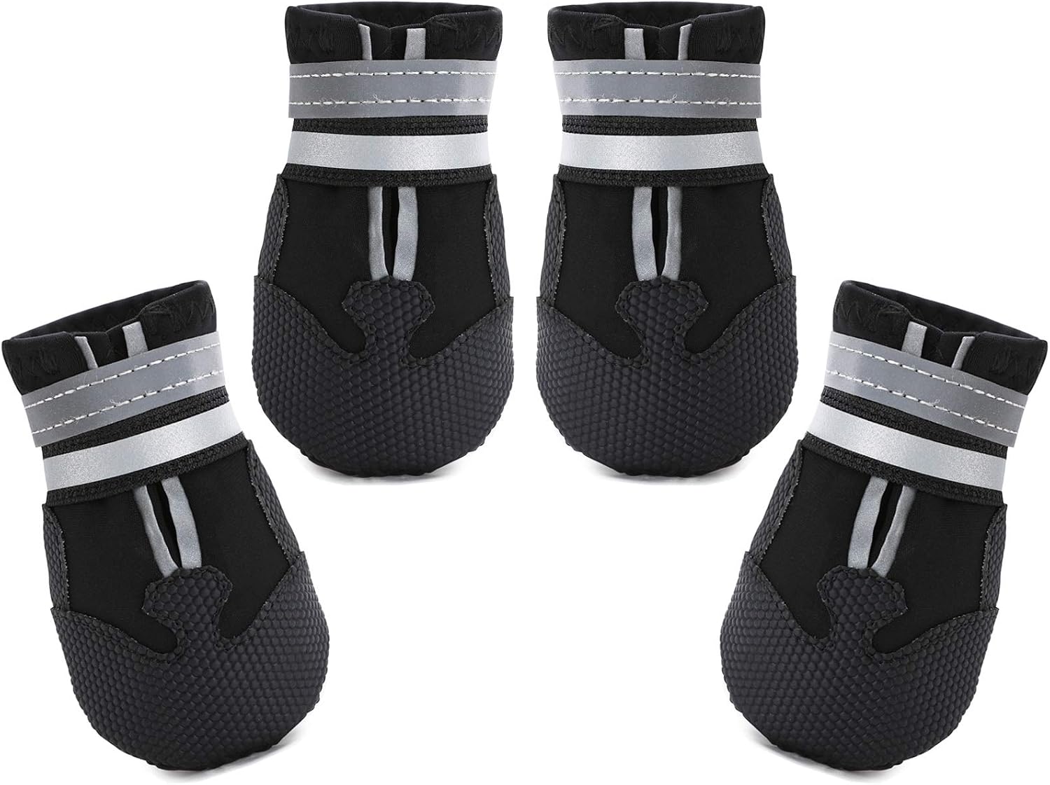 Dimicoo Breathable Dog Boots for Medium Large Dogs,Non-Slip Dog Shoes for Summer Hot Pavement,Lightweight Paw Protector Dog Booties for Outdoor & Indoor Hardwood Floors - Image 10