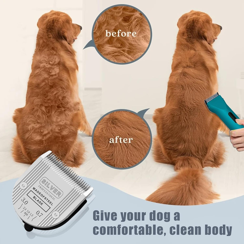 Silver finish five in one adjustable grooming blades back mechanism