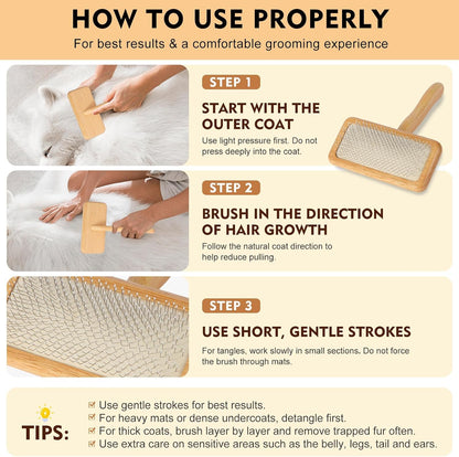 Professional cat and dog grooming tool for heavy summer shedding