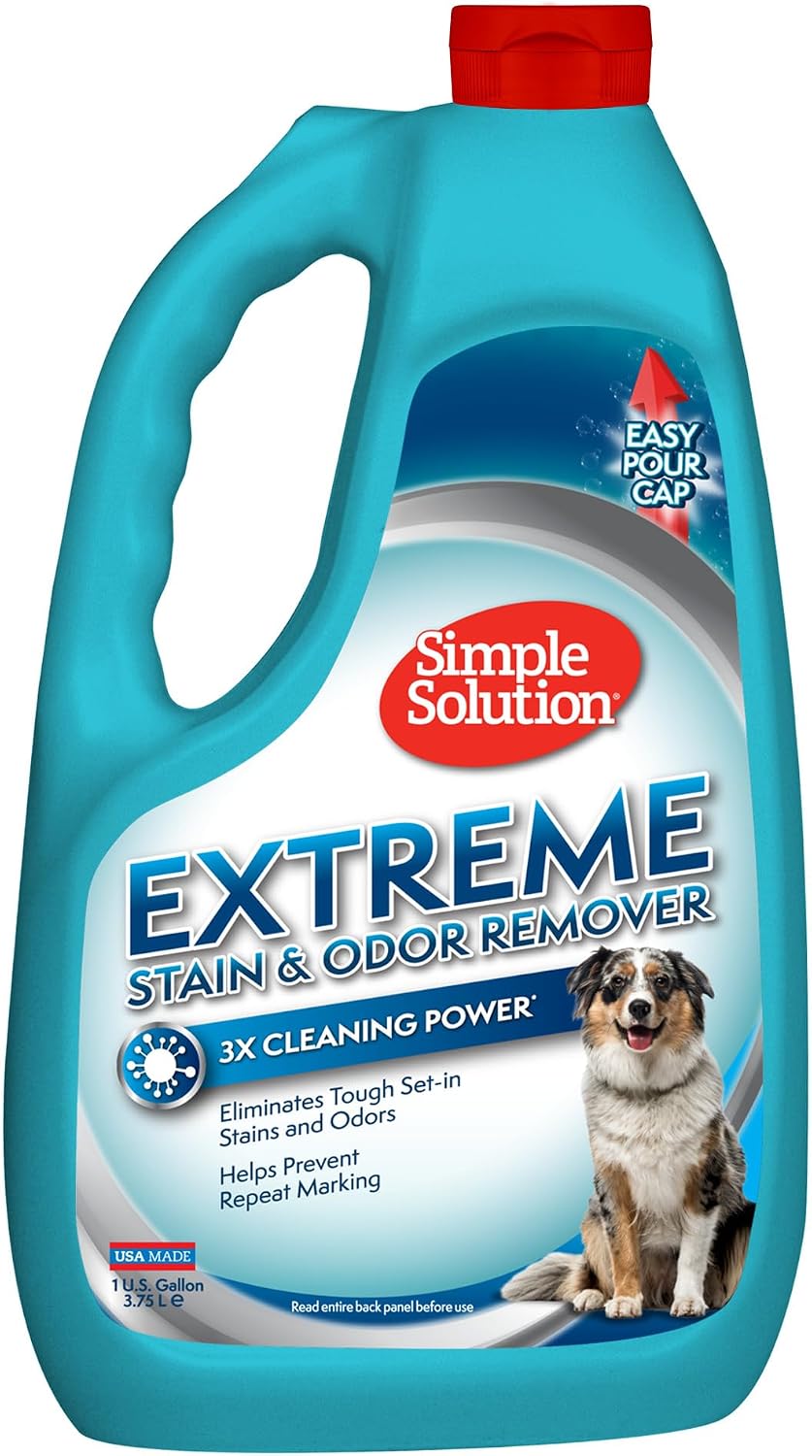 Simple Solution Extreme Pet Stain and Odor Eliminator Spray, Pee Stain Remover, Enzyme Cleaner, 3X Pro-Bacteria Cleaning Power, Dog Odor Remover, 32 oz - Image 14